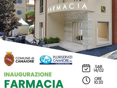 Terminati i lavori alla Farmacia Comunale del Secco a Lido di Camaiore, sabato 14 febbraio l'inaugurazione