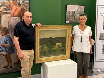 Prezioso omaggio di Gloria Piccioni al Museo Quarto Platano di Villa Bertelli