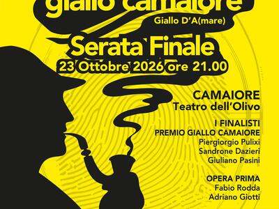GialloCamaiore, venerdì 23 ottobre al Teatro dell'Olivo la serata finale del concorso letterario