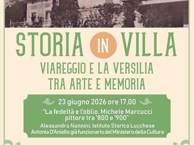 Storia in Villa. Michele Marcucci, cento anni dopo: a Villa Argentina la riscoperta di un pittore tra Otto e Novecento, martedì 23 giugno