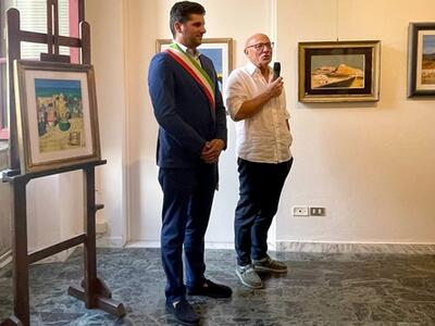 Dal Marocco alla Toscana, le pitture di Magazzini all&#039;ex Municipio di Pietrasanta