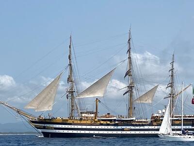 &quot;Amerigo Vespucci: orgoglio italiano” l’ultima opera dell’Ammiraglio di Squadra Cristiano Bettini al Club Nautico Versilia