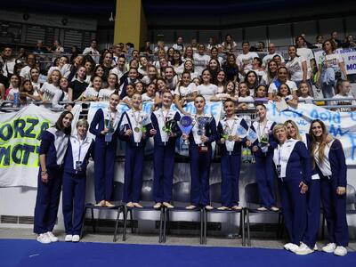 Ginnastica ritmica, estasi Raffaello Motto per il primo scudetto della storia