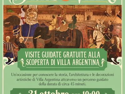 Visite in Villa: Villa Argentina apre le porte e svela i suoi segreti: sabato 31 ottobre una nuova visita guidata gratuita