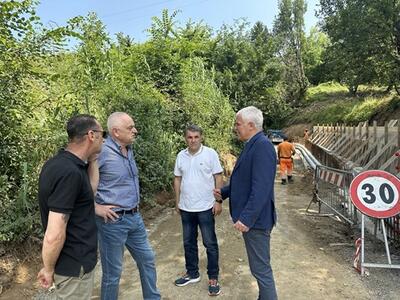 Regimazione delle acque di via Verzentoli a Nocchi: prosegue il cantiere finale per il secondo e terzo lotto