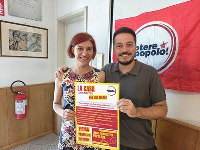 Francesca Trasatti di Potere al Popolo: “Una legge per rilanciare l'edilizia residenziale pubblica, recuperare migliaia di alloggi sfitti e contrastare la speculazione immobiliare"