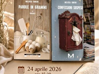 Appuntamento a Viareggio con la scrittrice Melissa Turchi per il firmacopie dei libri "Parole in grammi" e "Confessioni sospese", venerdì 24 aprile