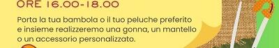 Seravezza: "La sartoria delle bambole e dei peluches" a Palazzo Mediceo, sabato 8 novembre