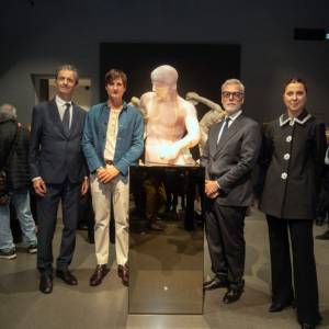 Mostra Versus - Massimiliano Pelletti - Roma - Nella Foto - Stéphane Verger - Massimilano Pelletti - Federico Mollicone - Barbara Paci
